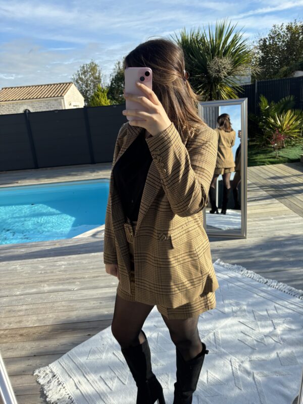 Veste Blazer a carreaux