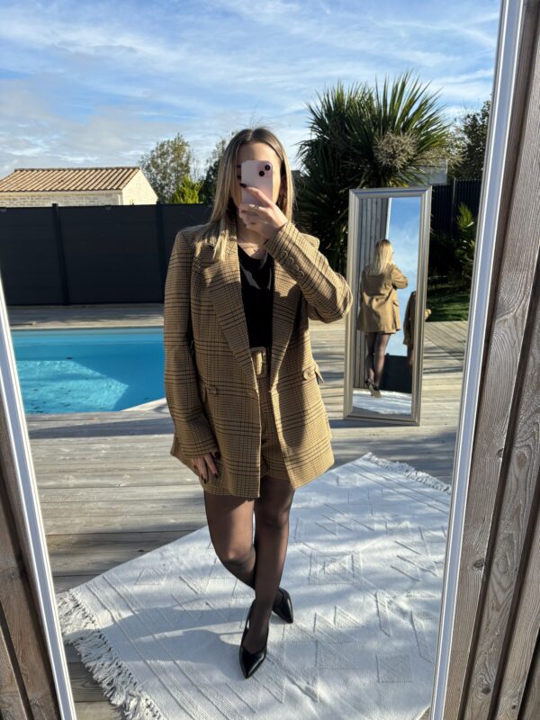 Veste Blazer a carreaux