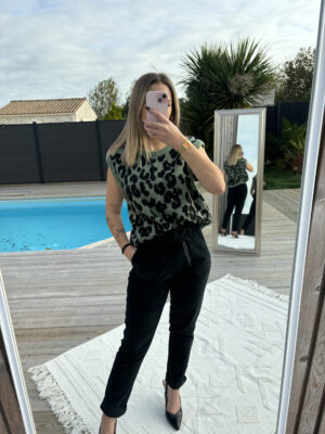 Pantalon Ambre en velours coton côtelé