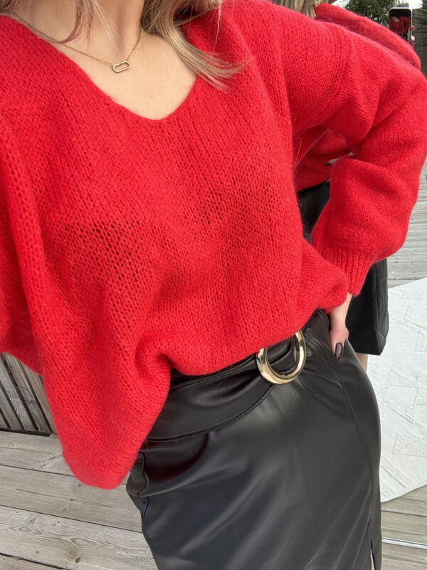 Pull en laine et kid mohair