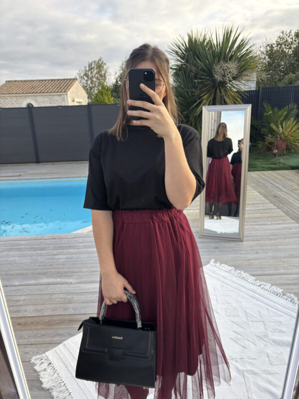 Tee-shirt avec épaulettes