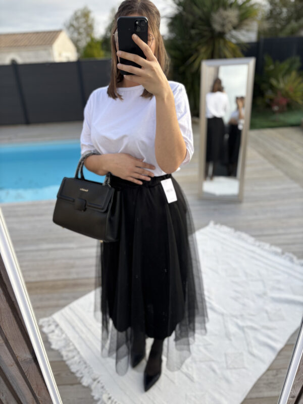 Tee-shirt avec épaulettes