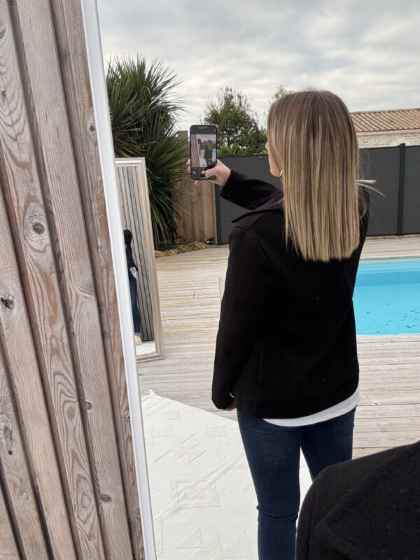 Veste blazer chic à double boutonnage