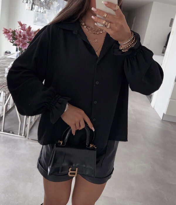 Chemise uni noir