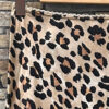 Jupe Monie Satinée avec imprime léopard