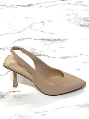 Escarpin couleur beige talon 7cm
