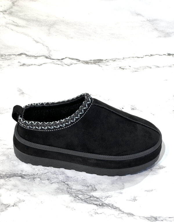 Mules Fourrées avec plateforme