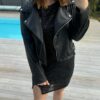 Robe noire a sequins