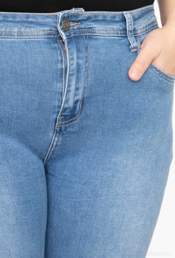 Jean Slim Bleu Clair Grande Taille