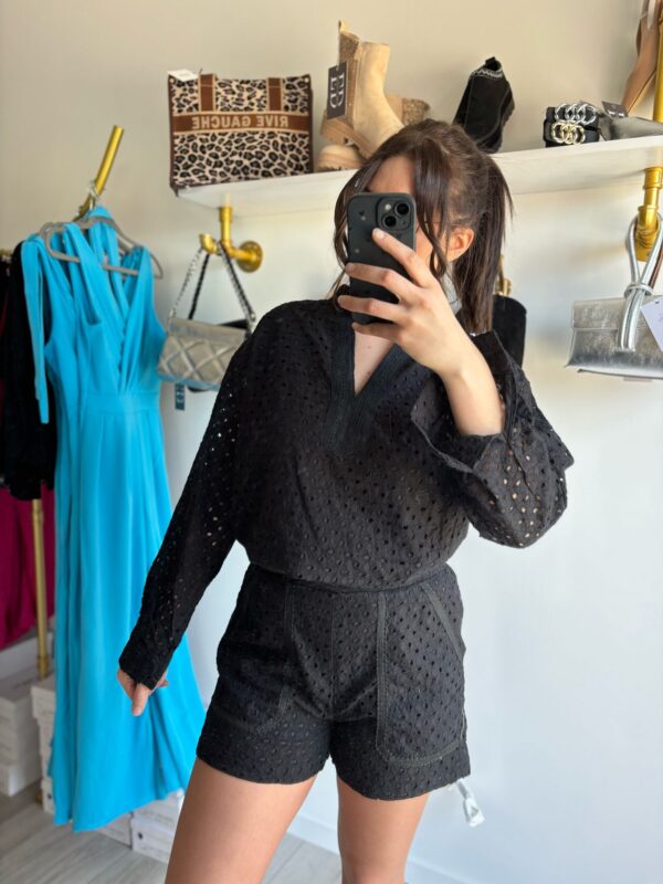 Ensemble short coton leger