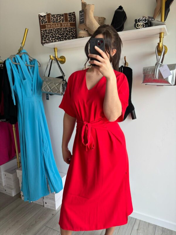 Robe longue avec fente