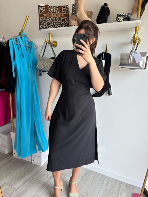 Robe longue avec fente