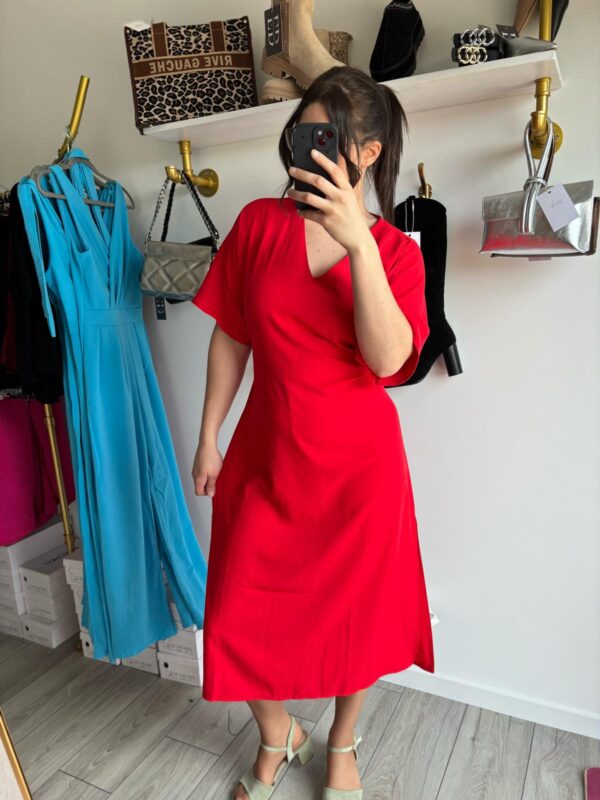 Robe longue avec fente