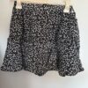 Jupe short fluide fleuri