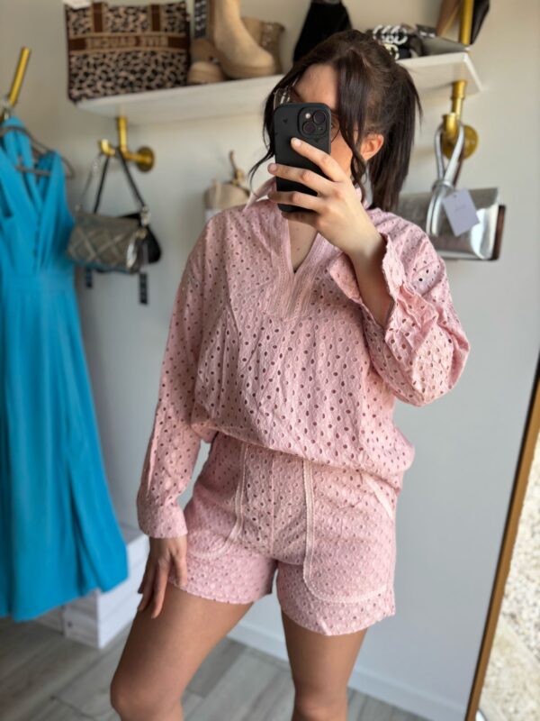 Ensemble short coton leger