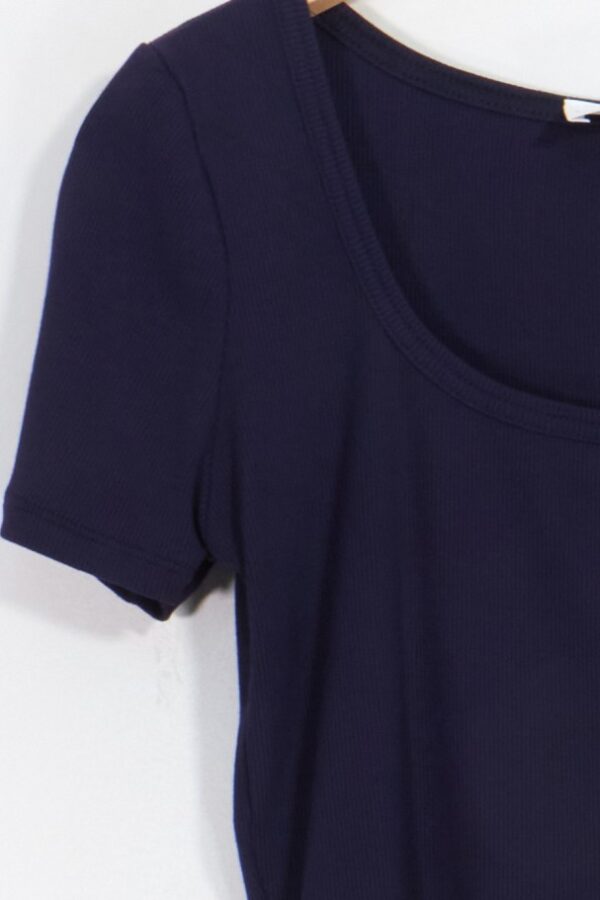 Crop top doux à décolleté carré