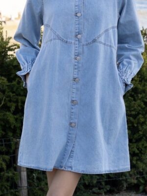 Robe chemise en jean