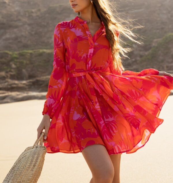 Robe patineuse Sonia fuchsia