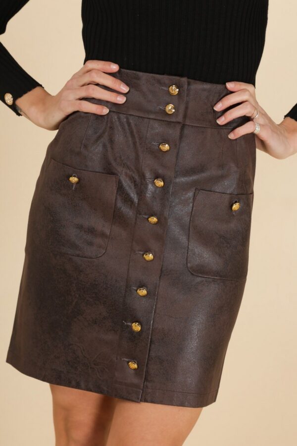 Jupe simili cuir