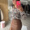 Chemise imprimé léopard