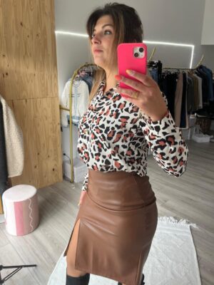 Chemise imprimé léopard