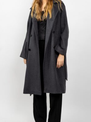 Manteau trench gris